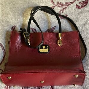 Valentina satchel with shoulder strap